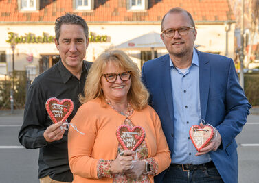 Jochen Ott mit Dunja Engelke und Oliver Seek
